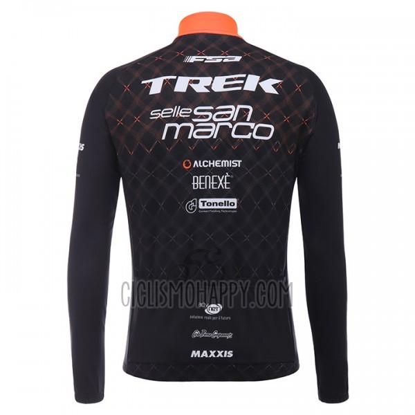 Trek Selle San Marco Cycling Jersey Bib Tight 2017 Long Sleeve Black